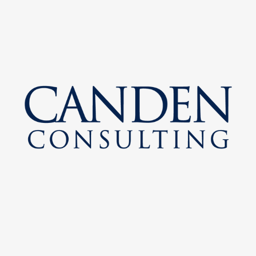 Canden Consulting logo on display of the website
